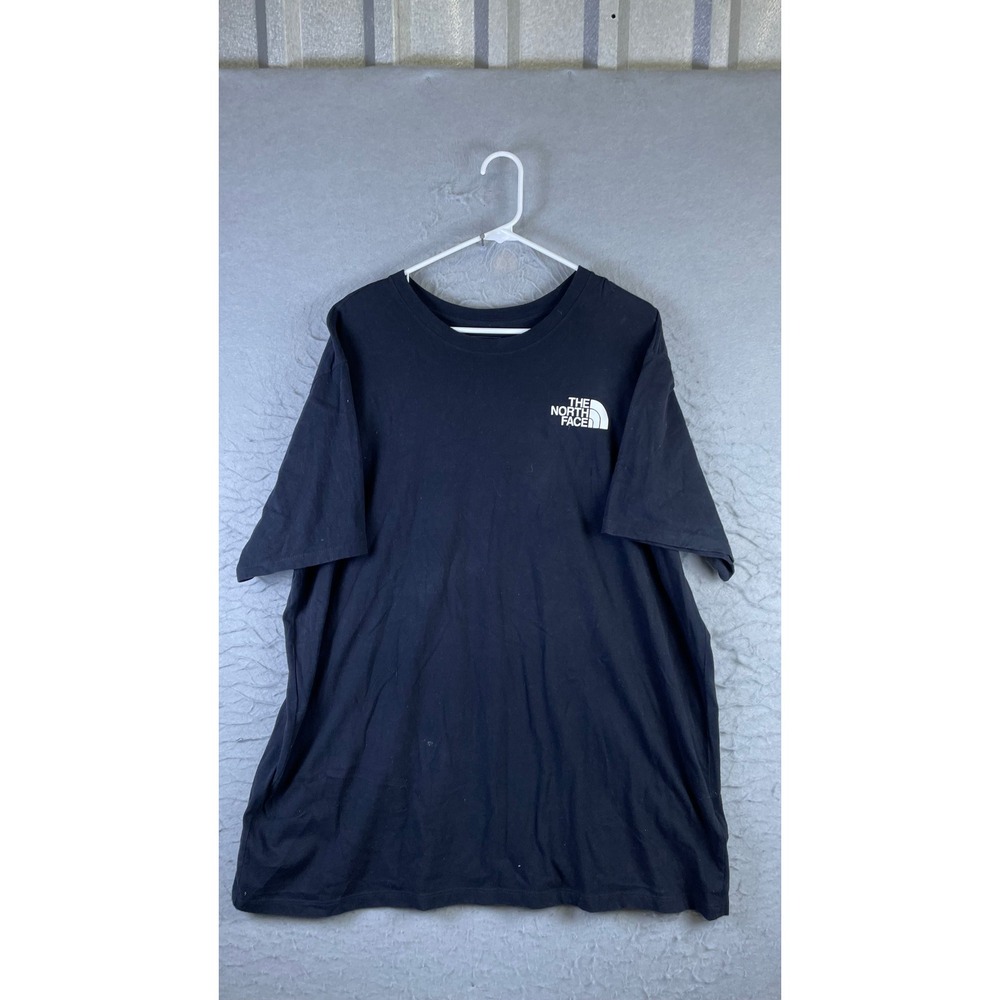 The North Face T-Shirt Mens XXL Black Good Short Sleeve Logo Tee